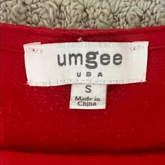 Umgee Red Women's Blouse - Picture 2 of 2